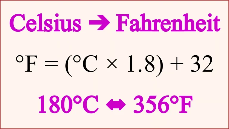 Understanding Temperature Conversion: 180°C to Fahrenheit