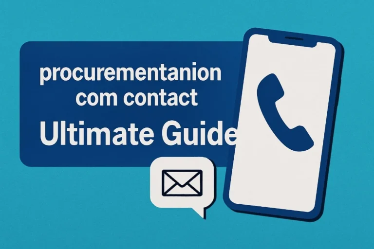 Contacting procurementnation.com contact: A Comprehensive Guide